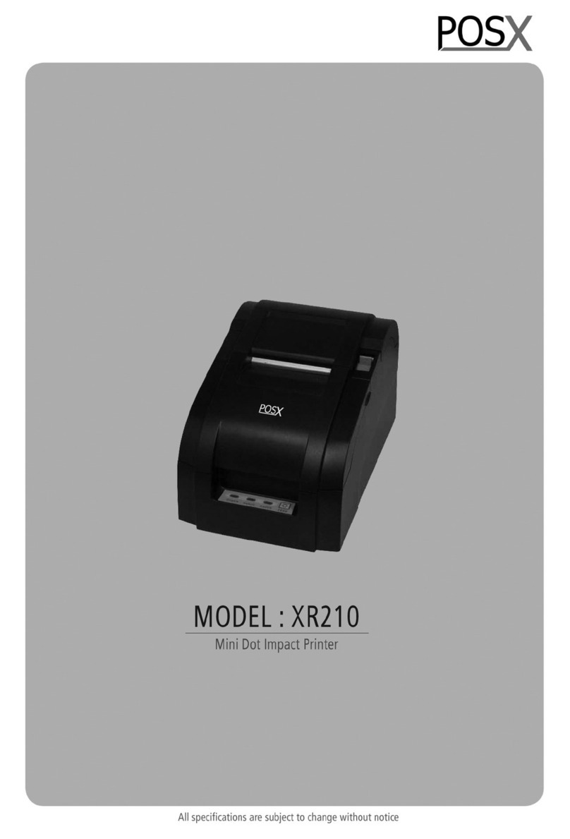 POS-X XR210 User manual