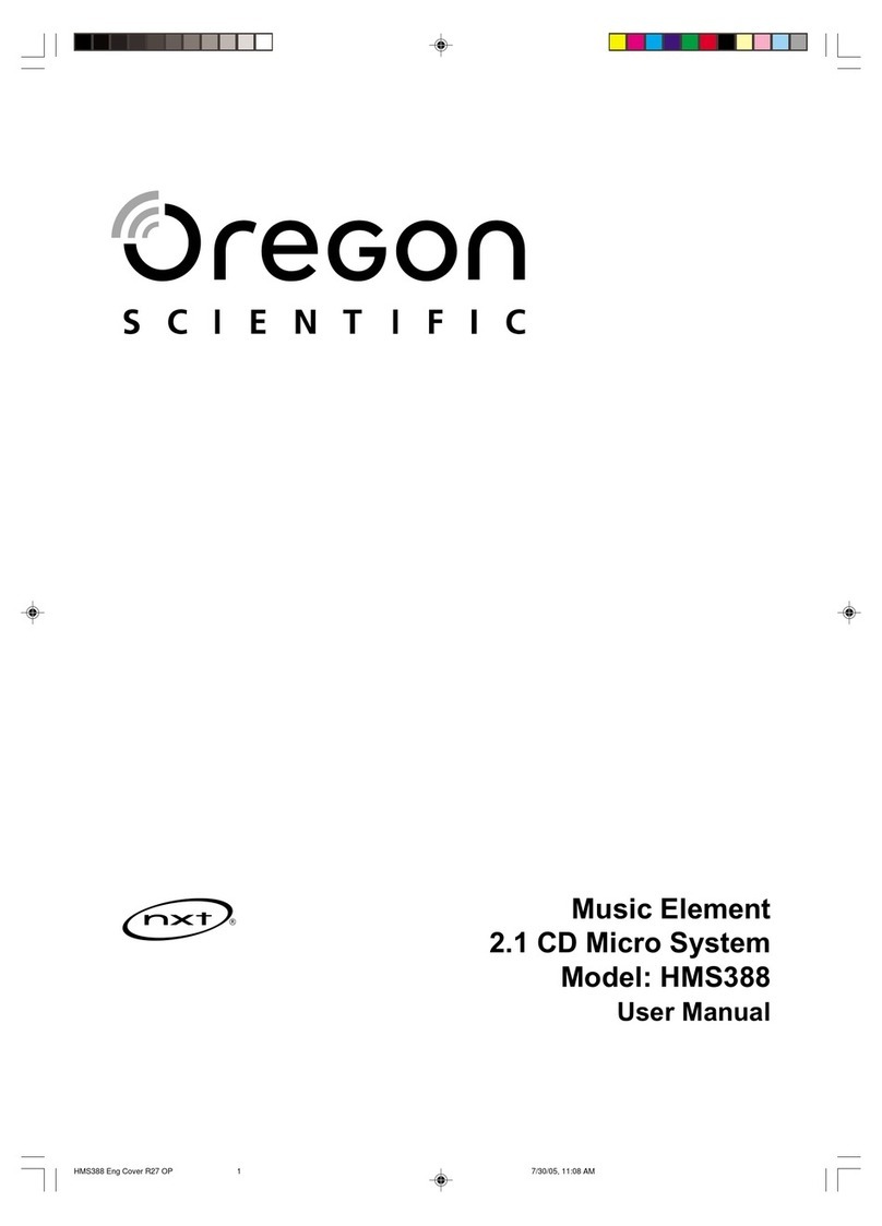 Oregon Scientific HMS388 user manual