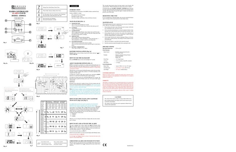 Oregon Scientific RM981A User manual