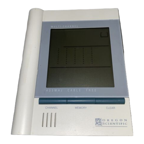 Oregon Scientific JTR-168LR User manual