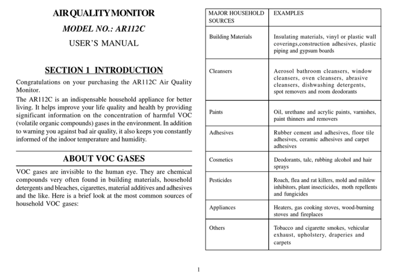 Oregon Scientific AR112N User manual