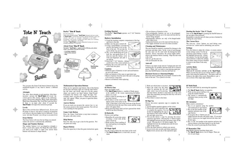 Barbie 18056 User manual