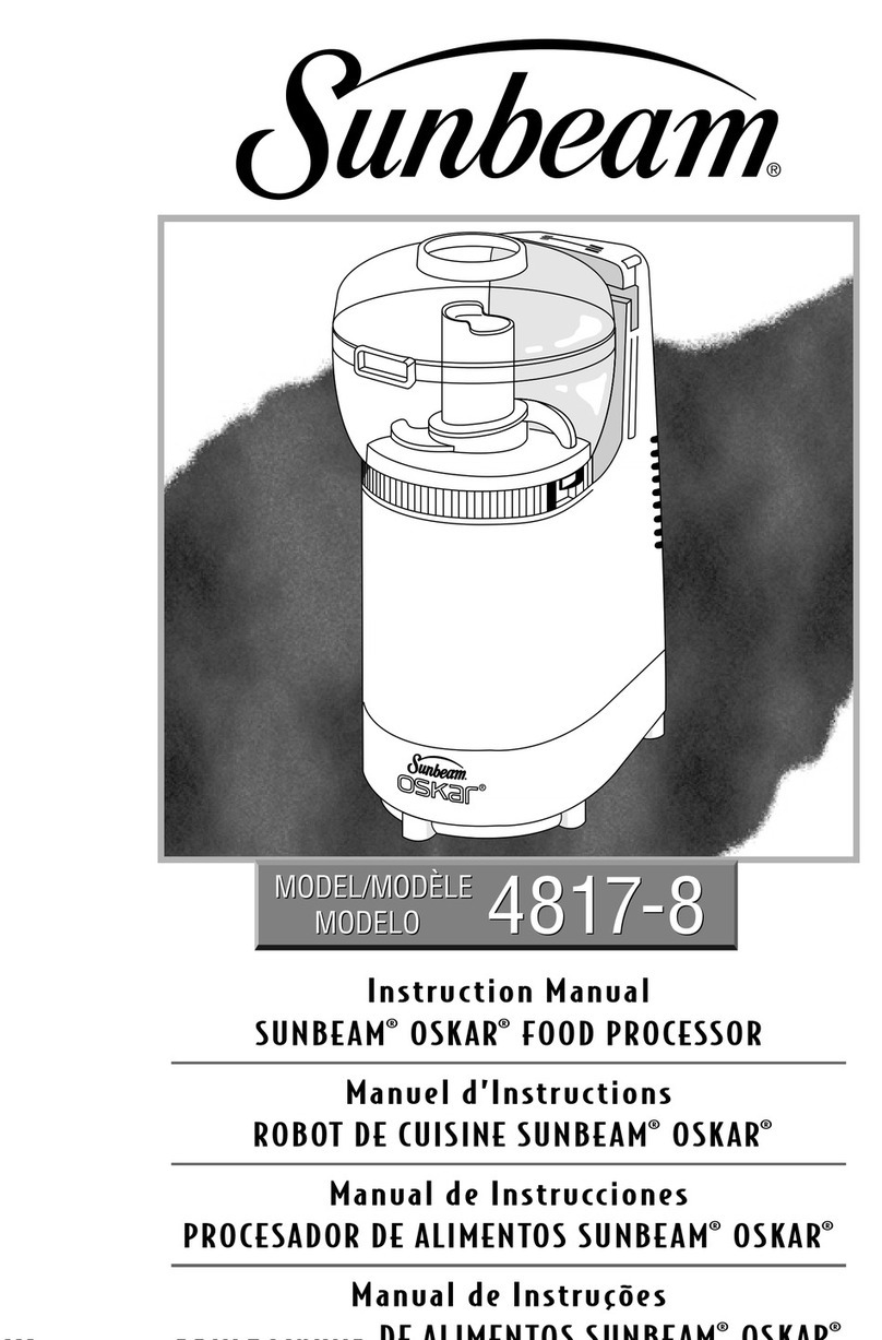 Sunbeam 4817 User manual
