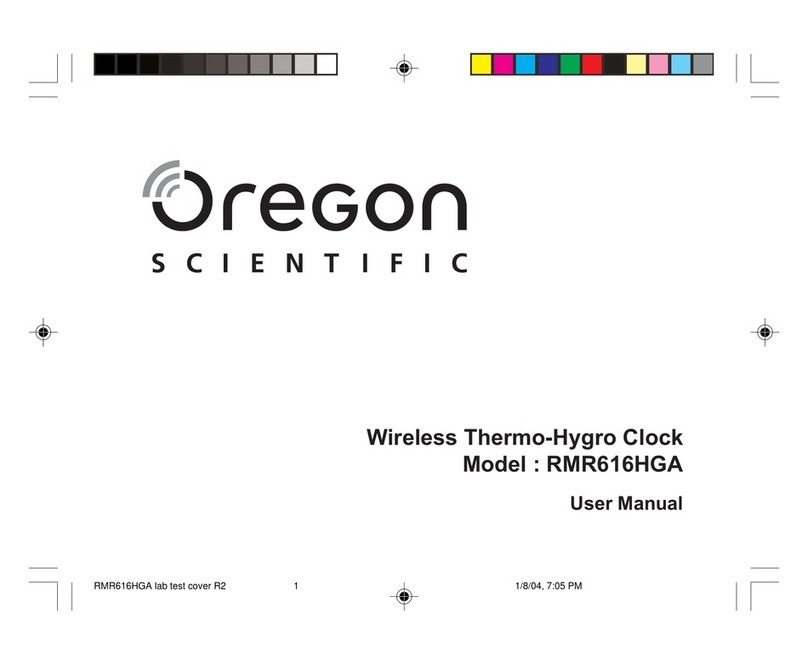 Oregon Scientific RMR616HGA user manual