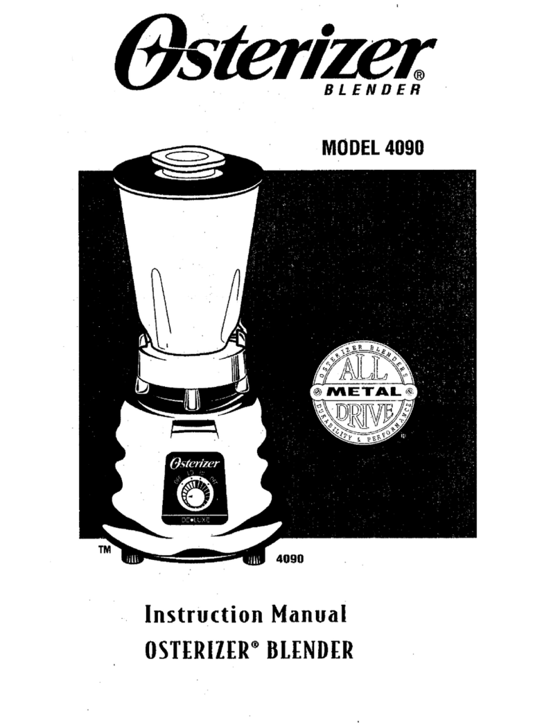 Osterizer 4090 User manual