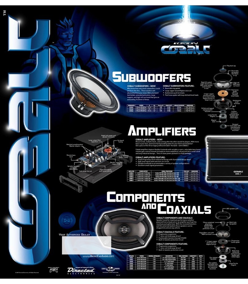 Orion Cobalt CO300.2 User manual