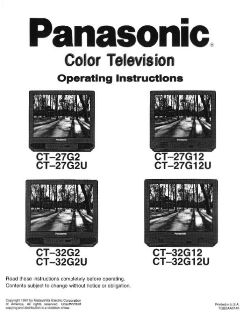 Panasonic CT-27G12 User manual