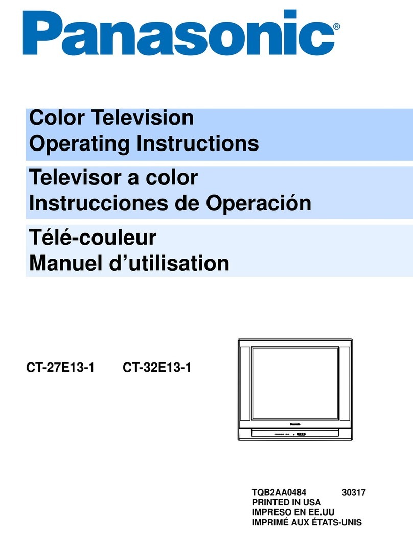 Panasonic CT-27E13-1 User manual