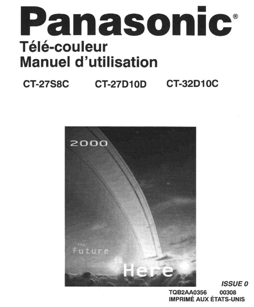 Panasonic CT-27D10D User manual