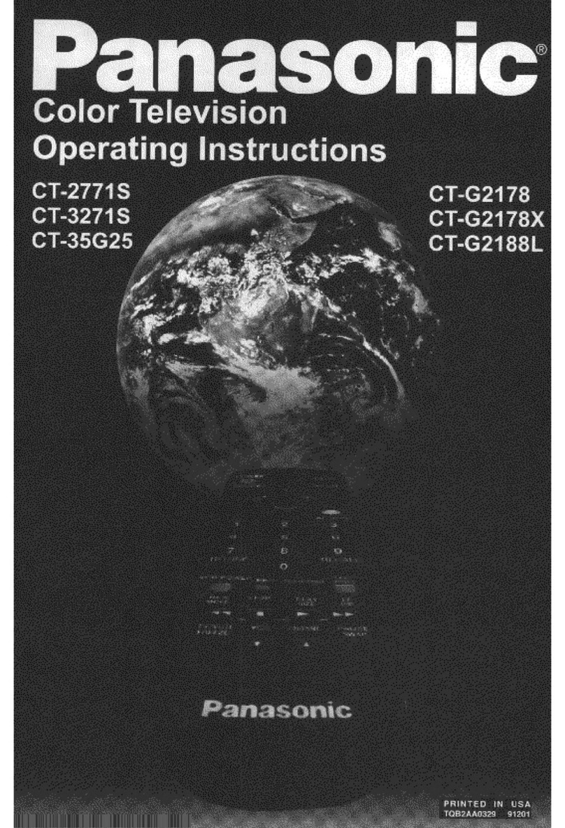 Panasonic CT-2771S User manual