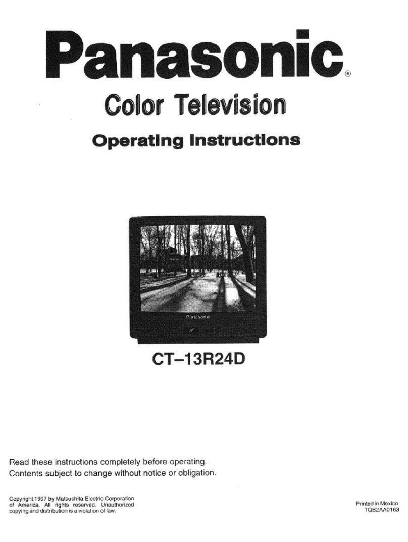 Panasonic CT-13R24 User manual