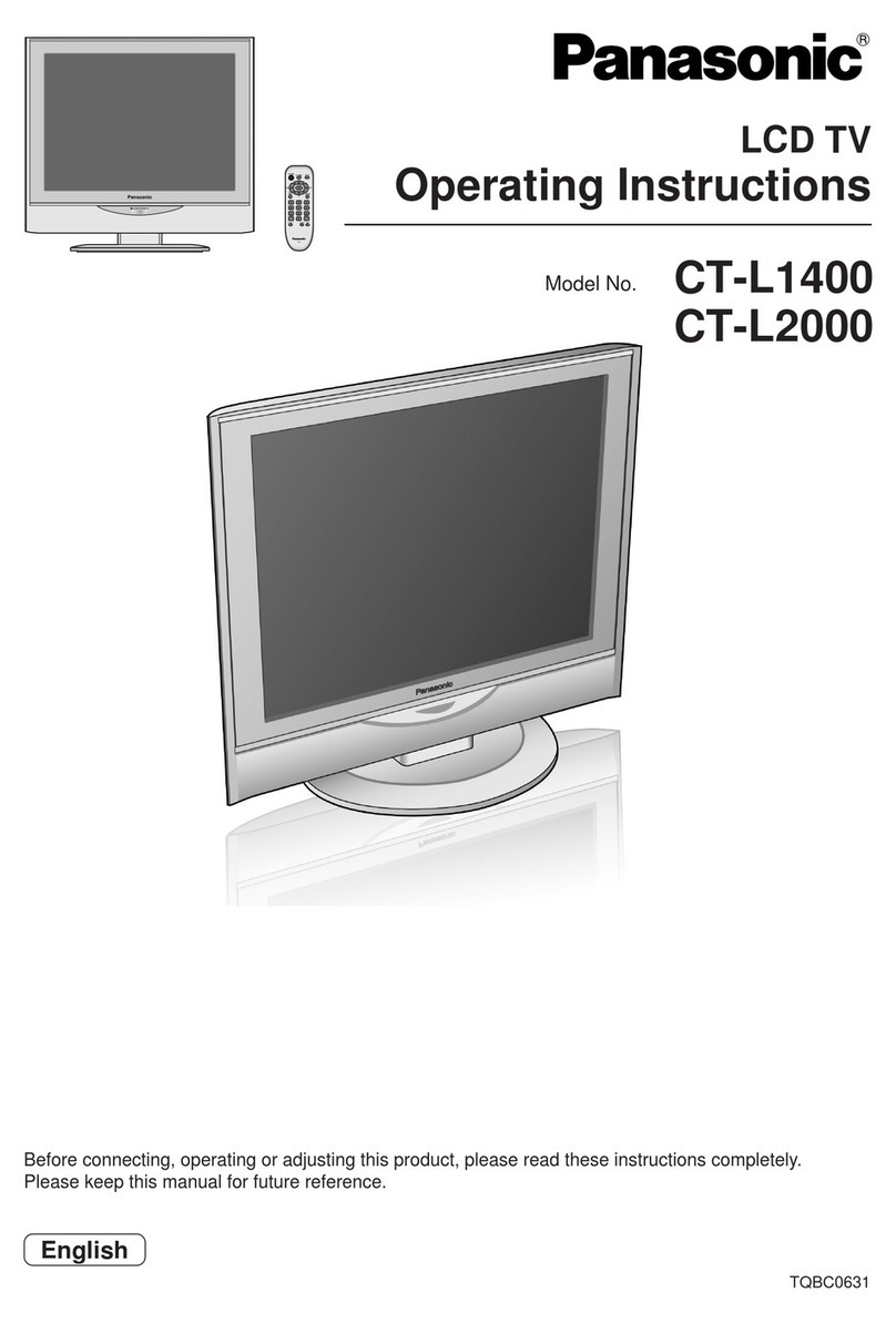 Panasonic CTL1400 - 14" LCD MONITOR User manual
