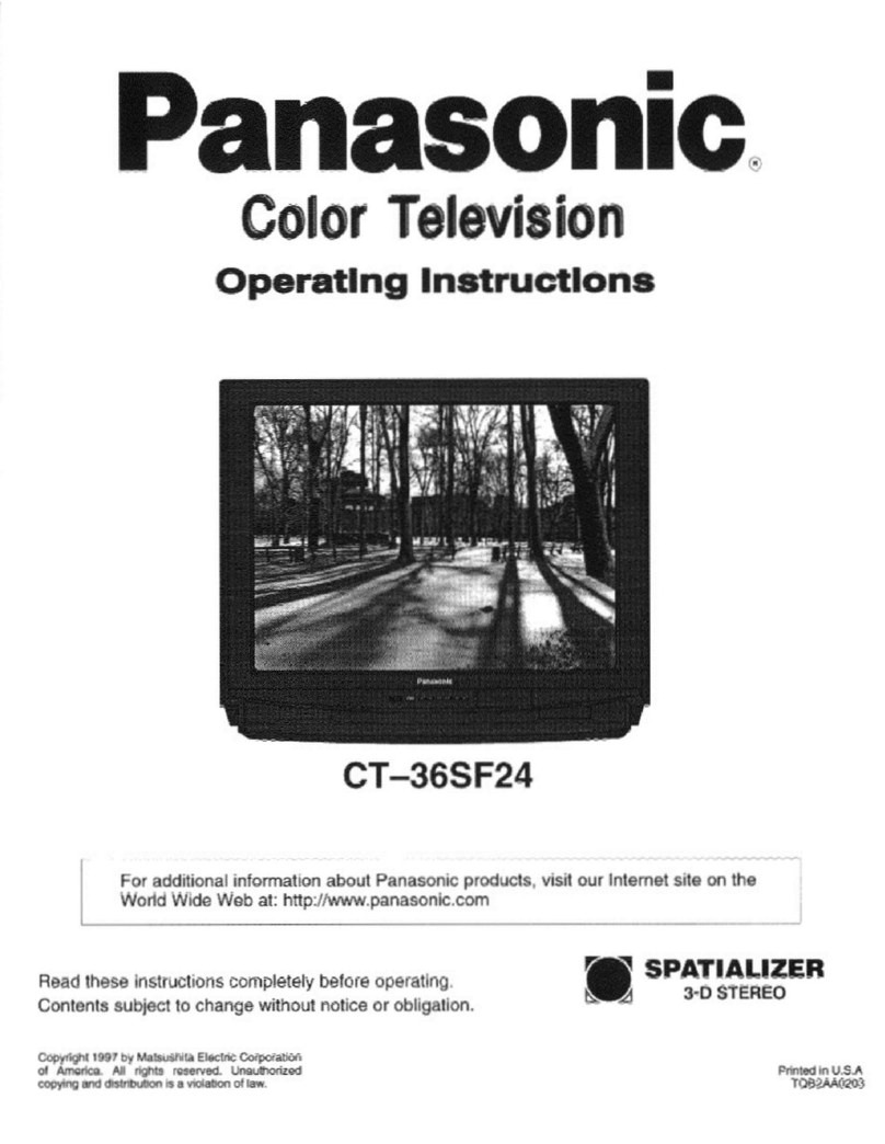 Panasonic CT-36SF24 User manual