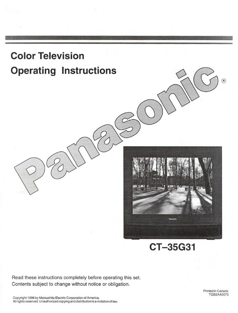 Panasonic CT-35G31 User manual