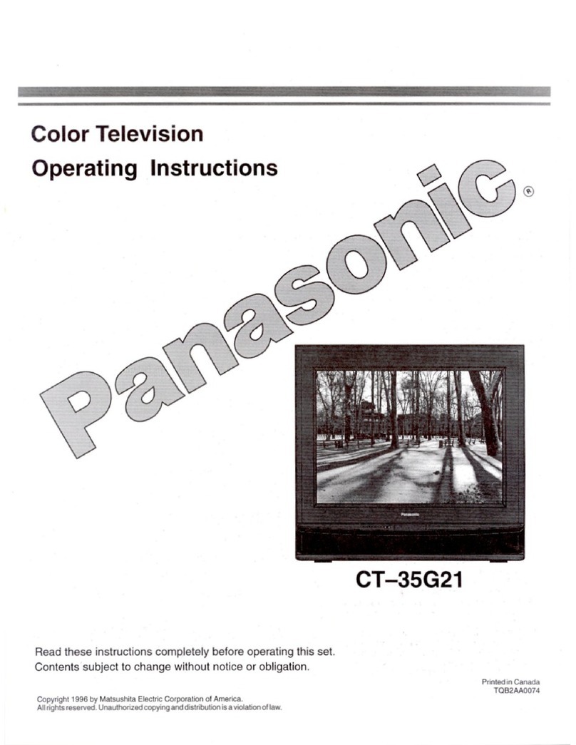 Panasonic CT-35G21 User manual