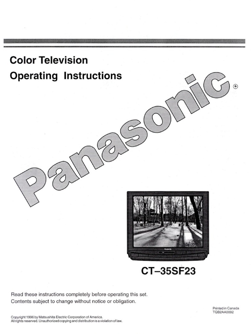 Panasonic CT-35SF23 User manual