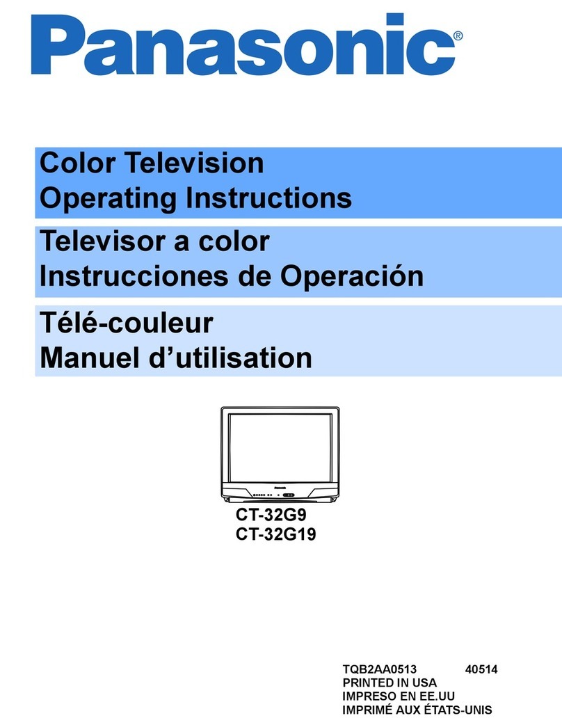 Panasonic CT-32G19 User manual Panasonic CT-32G19 User manual