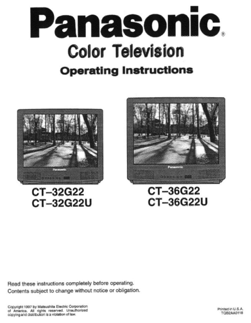 Panasonic CT-32G22 user guide