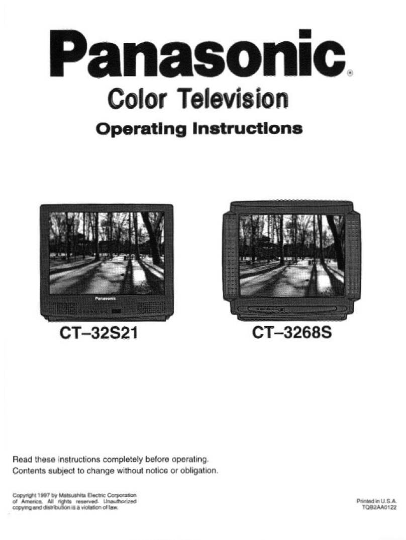 Panasonic CT-3268SV User manual