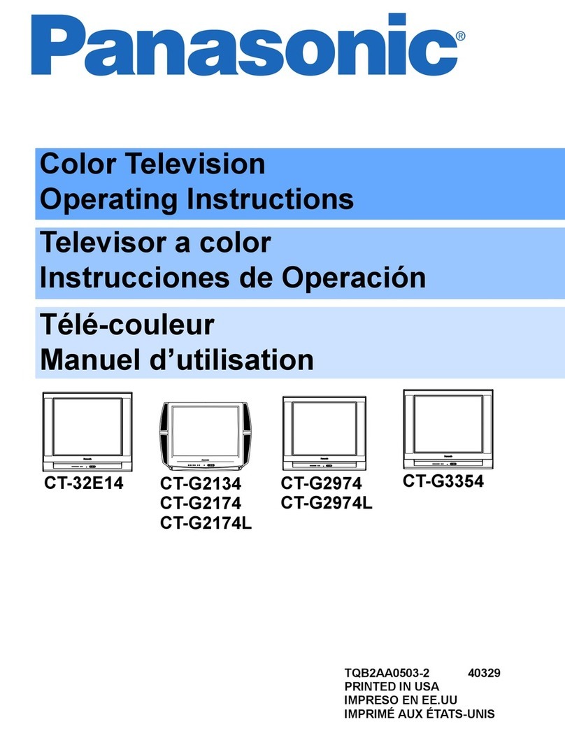 Panasonic CT-32E14 User manual