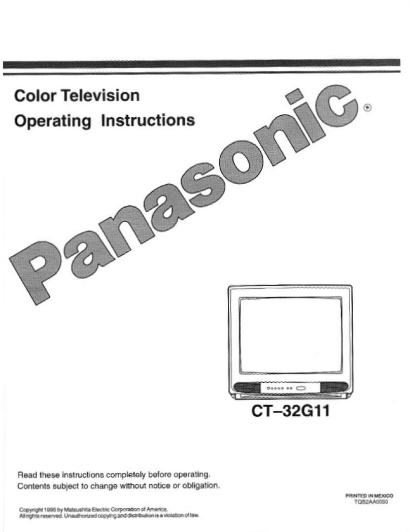 Panasonic CT-32G11 User manual