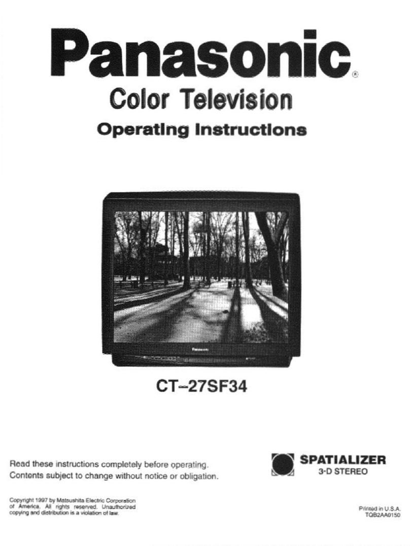 Panasonic CT-27SF34 operating instructions