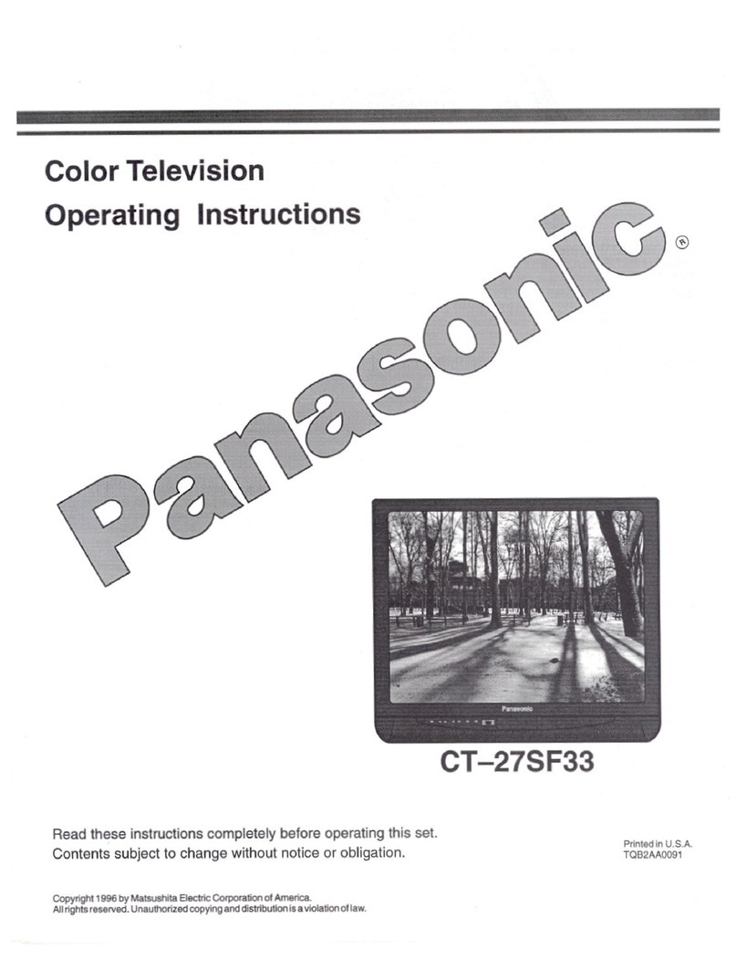 Panasonic CT-27SF33 operating instructions