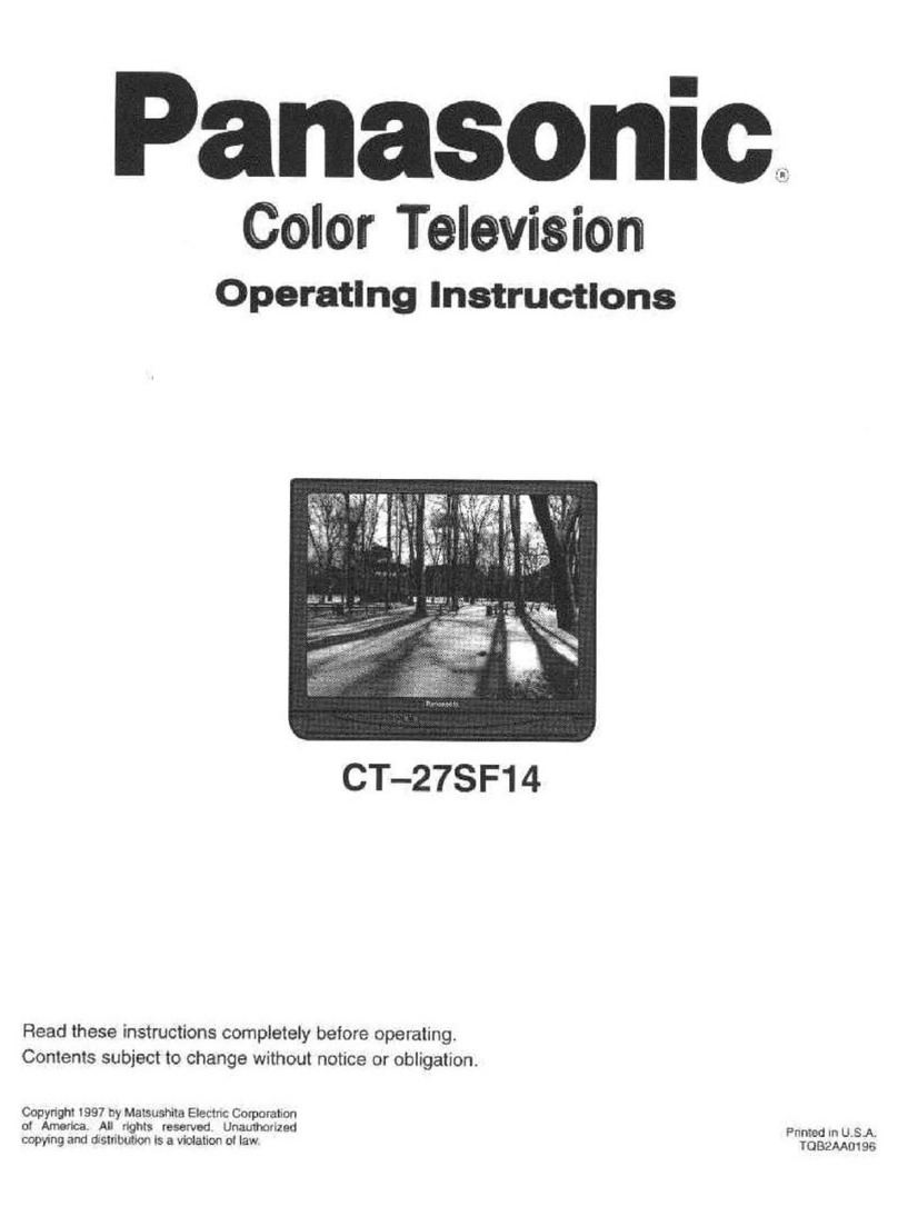 Panasonic CT-27SF14 User manual