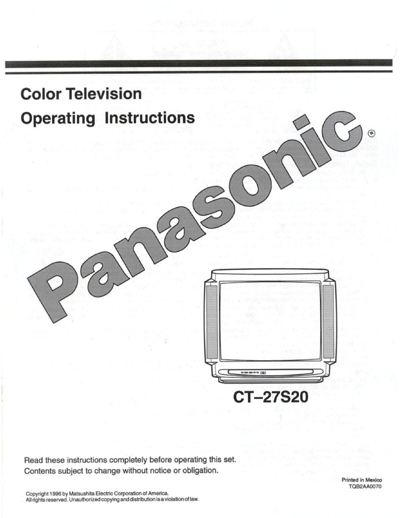 Panasonic CT-27S20 User manual