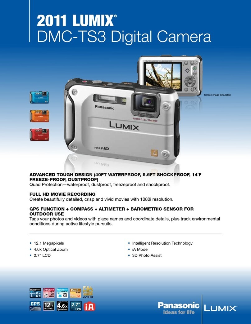 Panasonic Lumix DMC-TS3 User manual