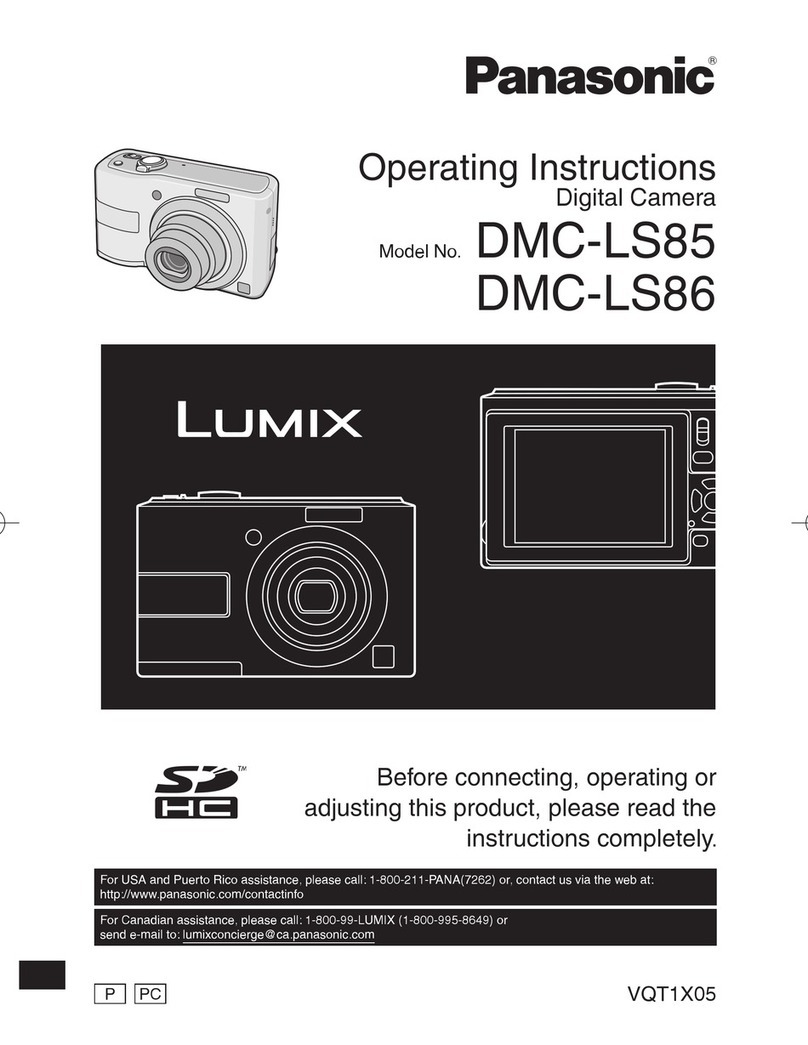 Panasonic Lumix DMC-LS85 User manual