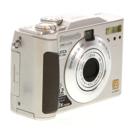 Panasonic Lumix DMC-LC33 User manual Panasonic Lumix DMC-LC33 User manual