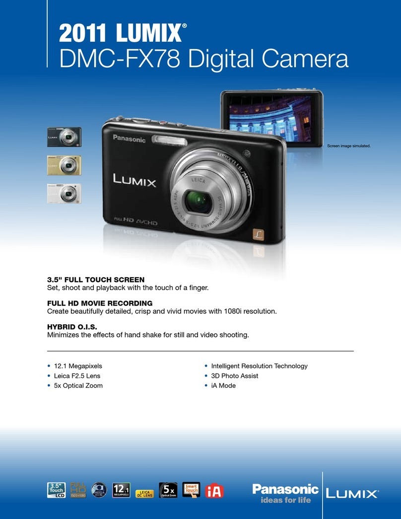 Panasonic Lumix DMC-FX78 User manual