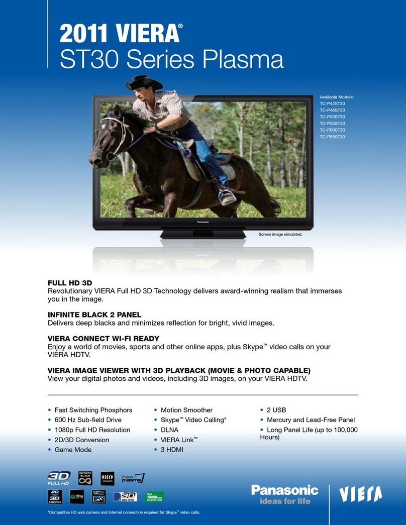 Panasonic TC-P60ST30 User manual