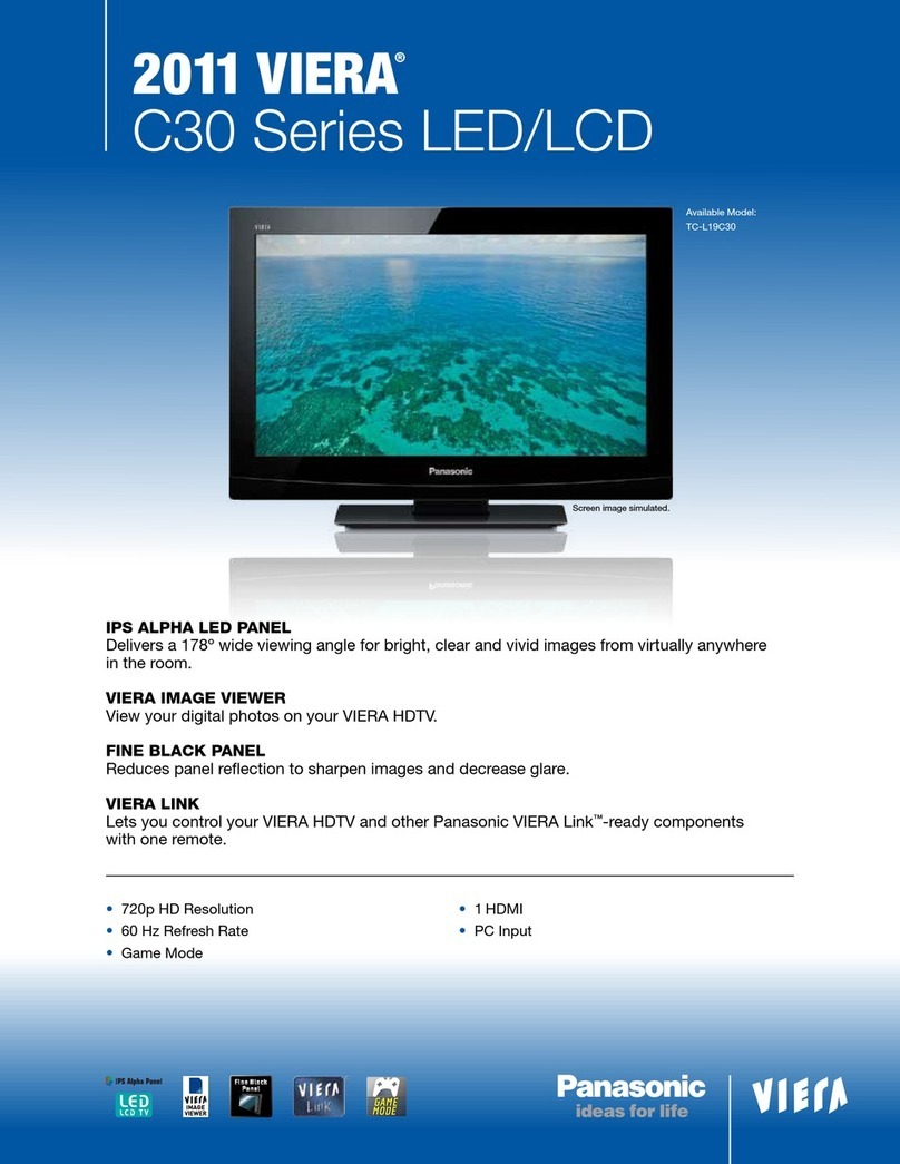 Panasonic TC-L19C30 User manual