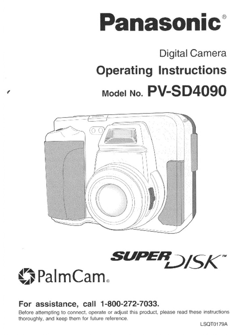 Panasonic PalmCam PV-SD4090 operating instructions