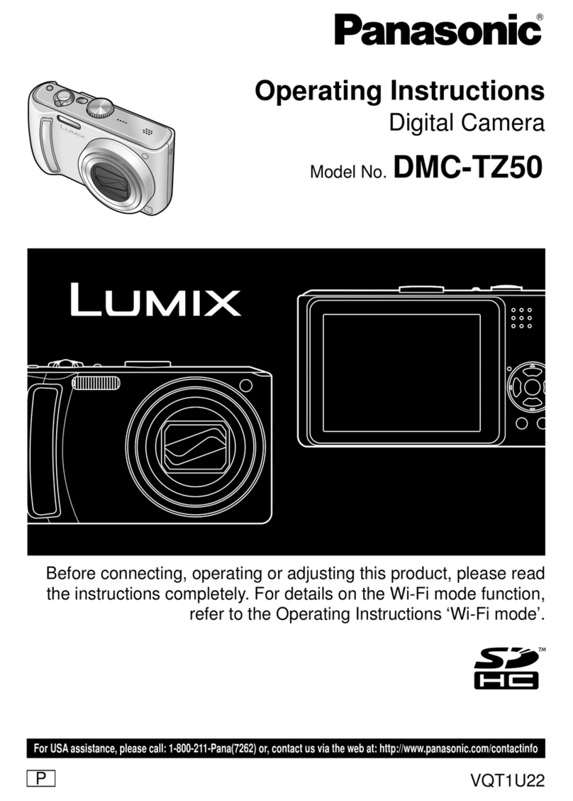 Panasonic Lumix DMC-TZ50 User manual Panasonic Lumix DMC-TZ50 User manual