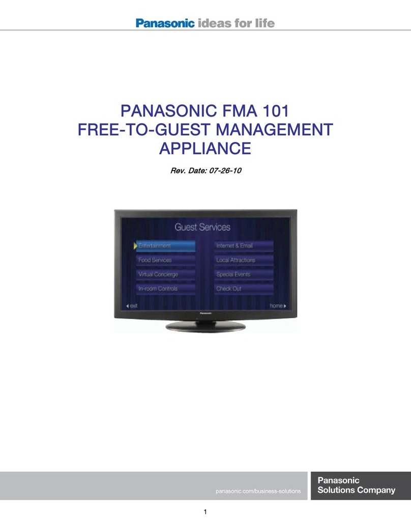 Panasonic TH32LRU20 - HOSPITALITY LCD HDTV Quick start guide