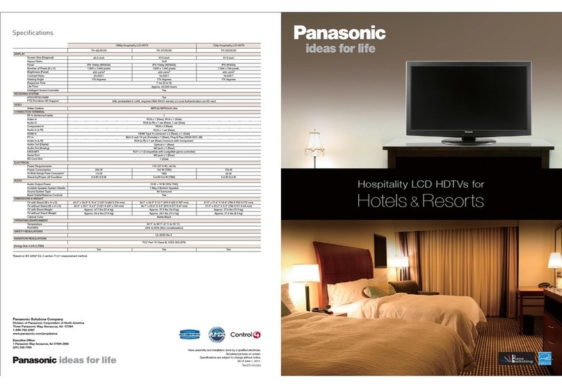 Panasonic TH-32LRU30 User manual Panasonic TH-32LRU30 User manual