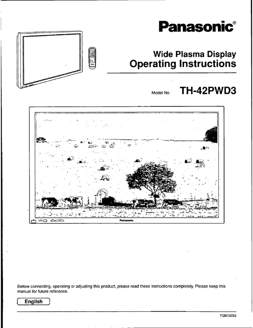 Panasonic TH-42PWD3 User manual