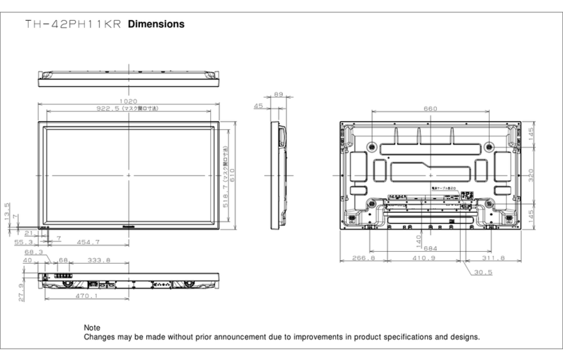 Panasonic Viera TH-42PH11 User guide