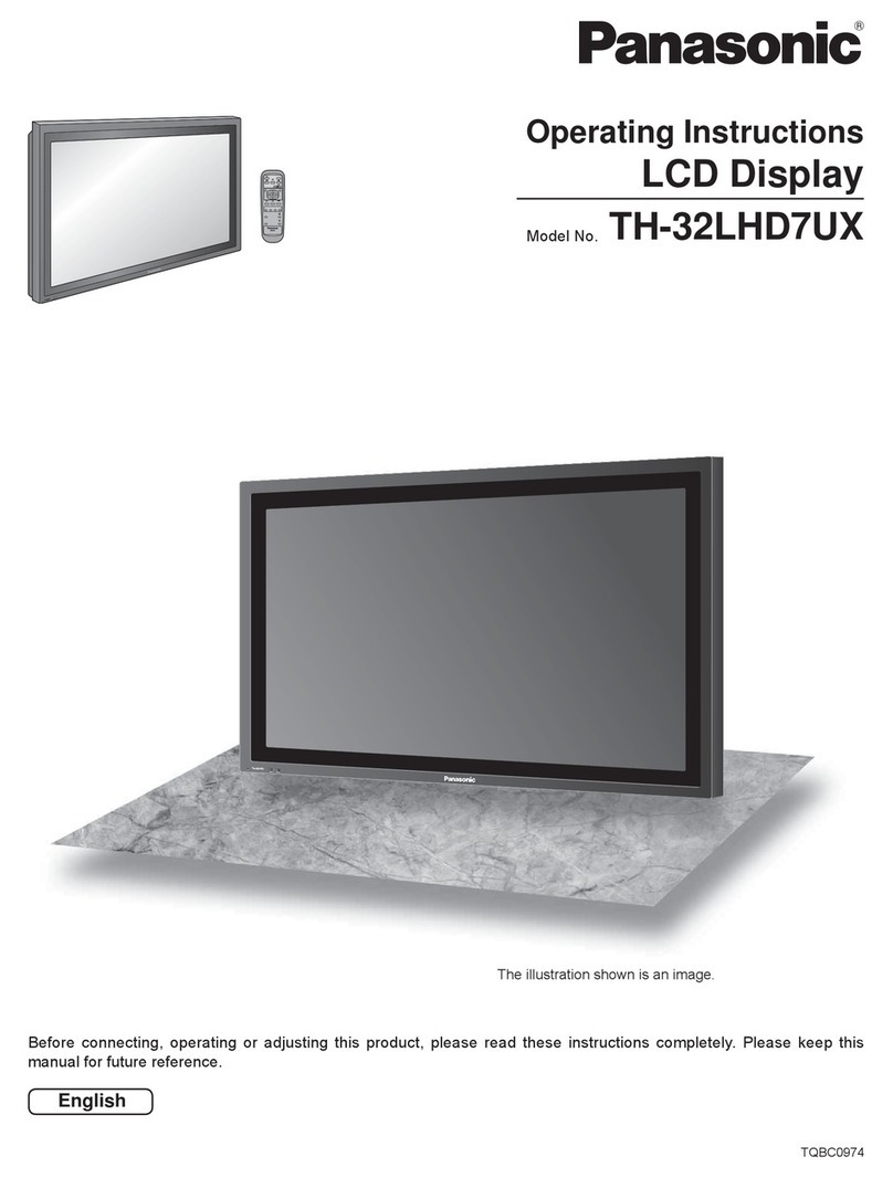 Panasonic Viera TH-32LHD7 User manual