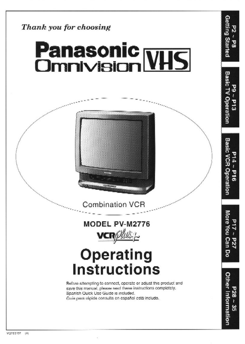 Panasonic OmniVision PV-M2776 User manual