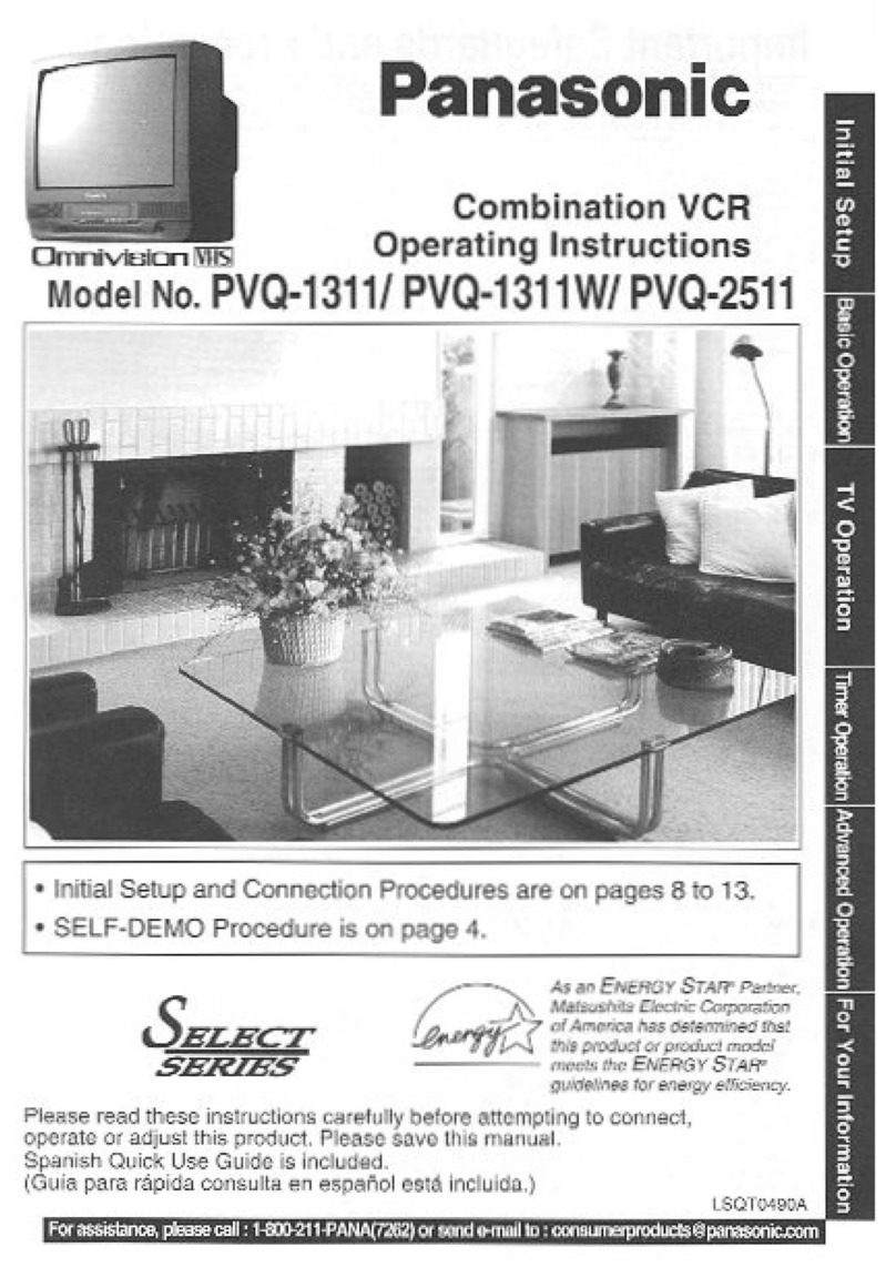 Panasonic OmniVision PV-Q1311W User manual
