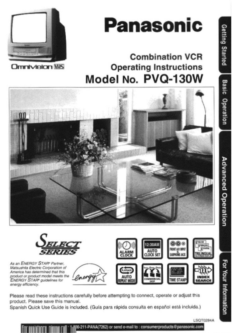 Panasonic OmniVision PV-Q130W User manual