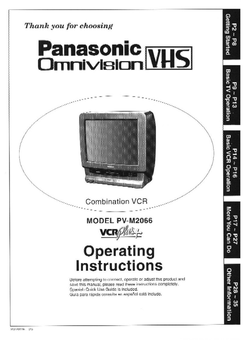 Panasonic OmniVision PV-M2066 User manual