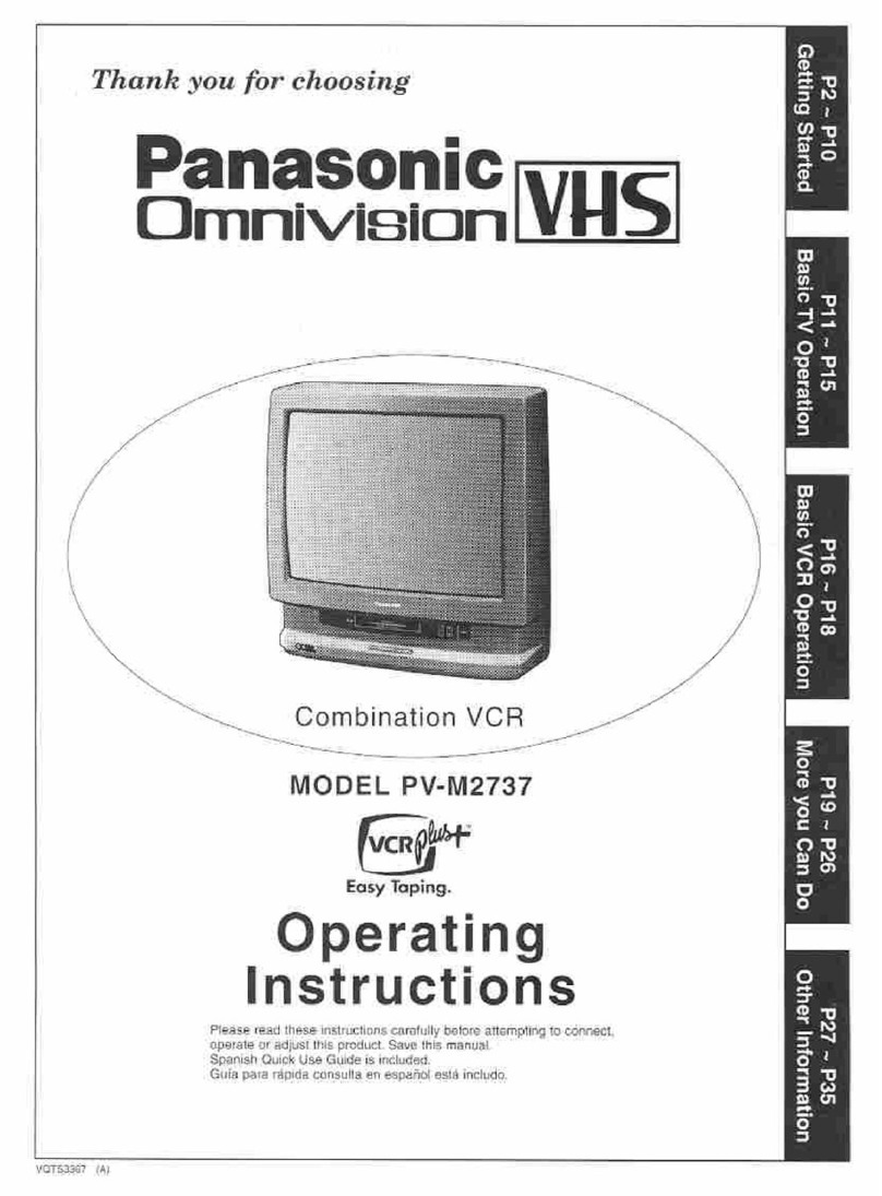 Panasonic OmniVision PV-M2737 User manual