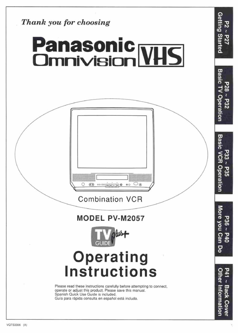 Panasonic OmniVision PV-M2057 User manual