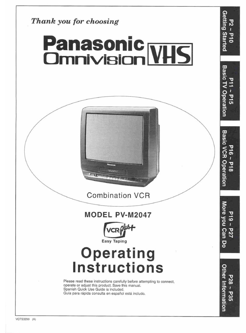 Panasonic OmniVision PV-M2047 User manual