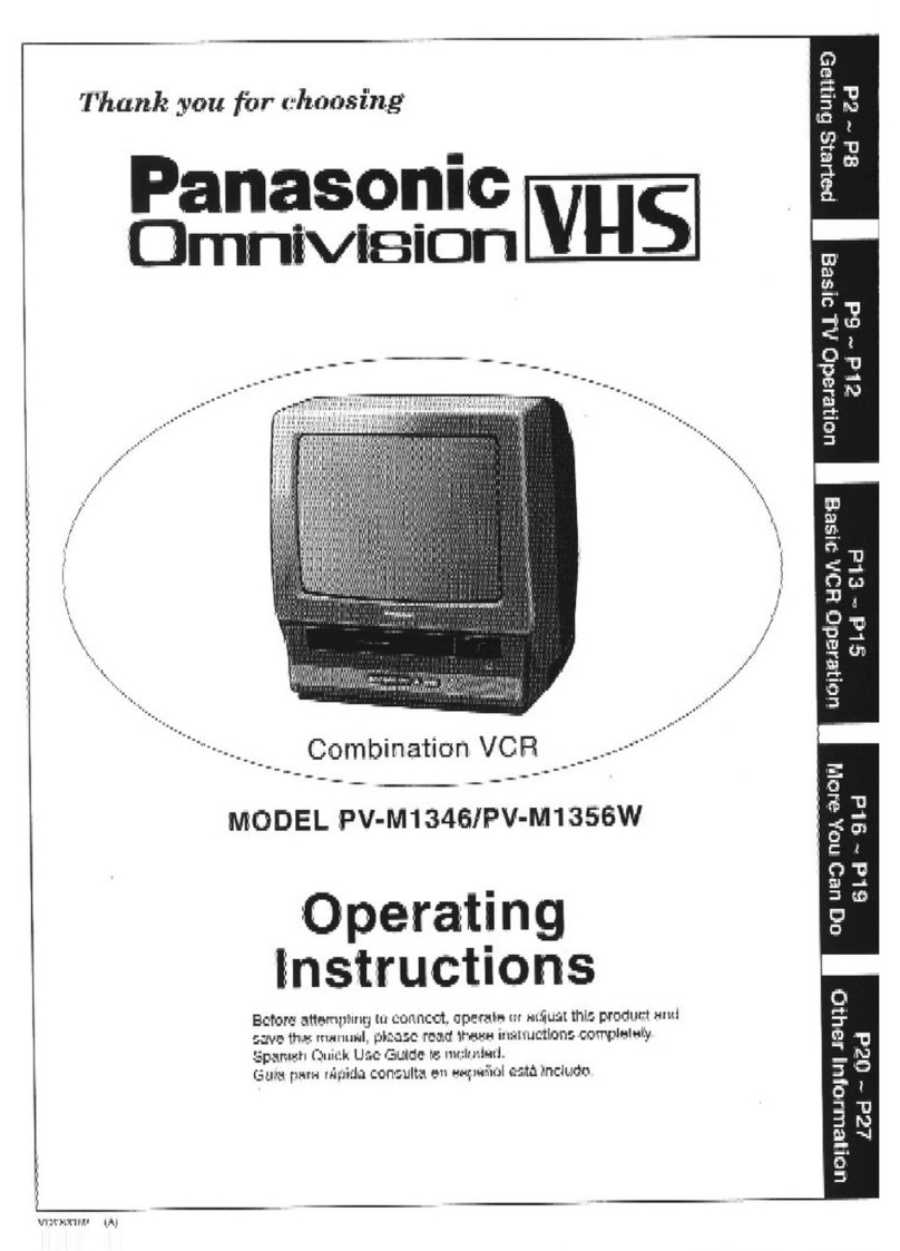 Panasonic OmniVision PV-M1346 User manual